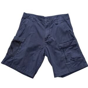 Men's y2k Puma mesh pocket navy cargo shorts 32 W